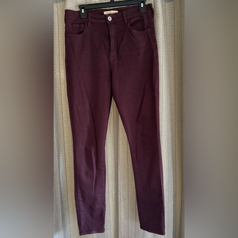 Bullhead Denim Co. Women's Deep Purple Skinny Jeans